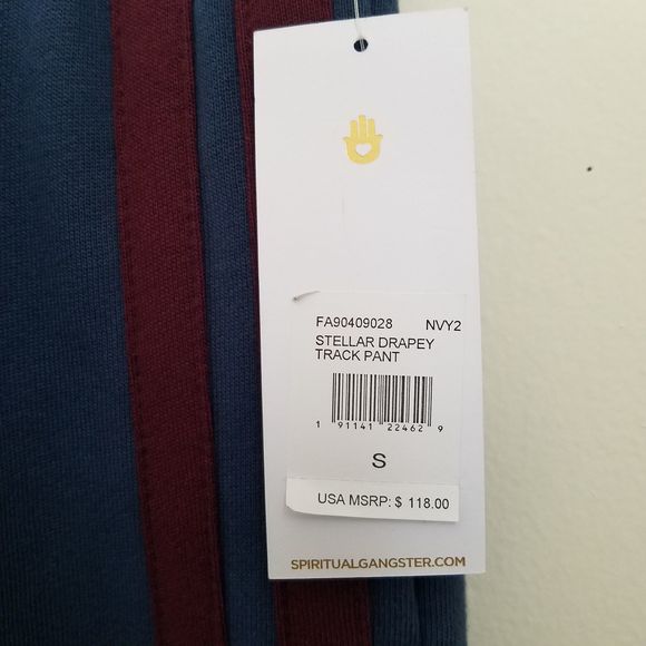 SOLD! SPIRITUAL GANGSTER Stellar Drape Track Pant - Picture 3 of 4